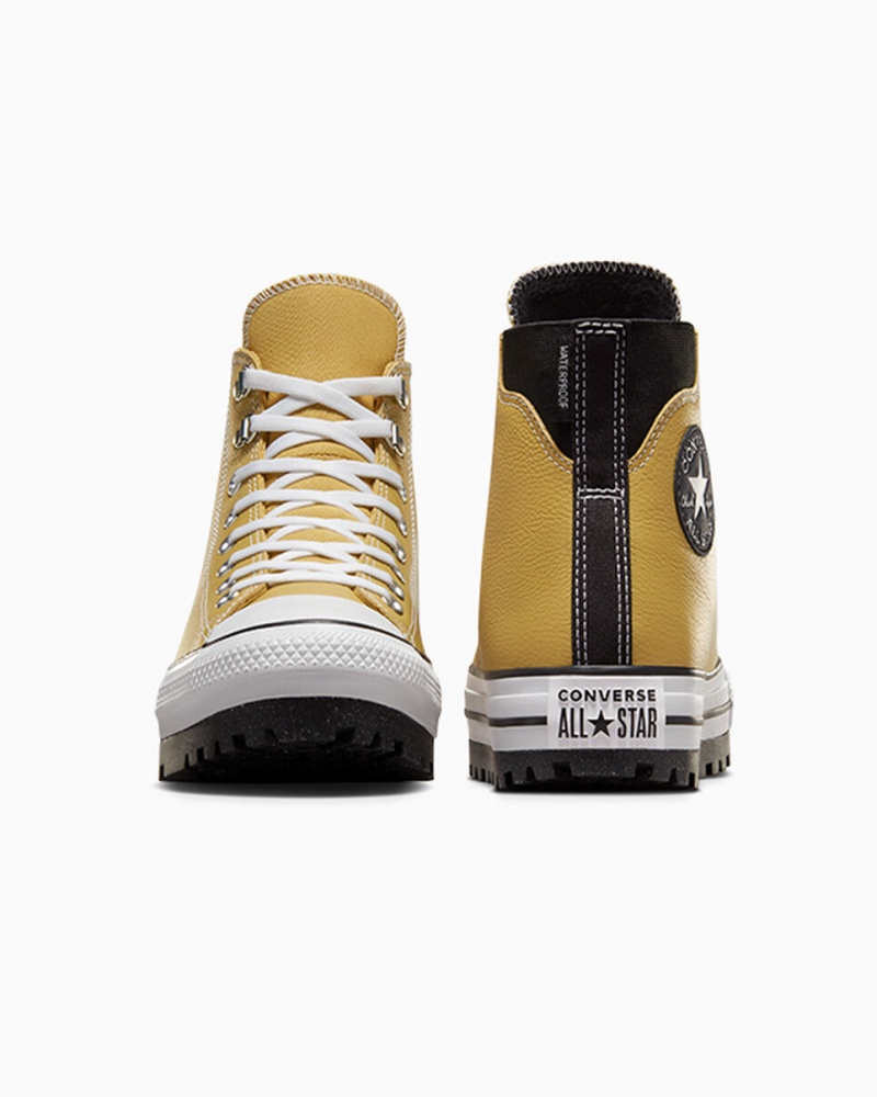 Converse Chuck Taylor All Star City Trek Vandtætte Boot Sort Hvide | 37495WTQS