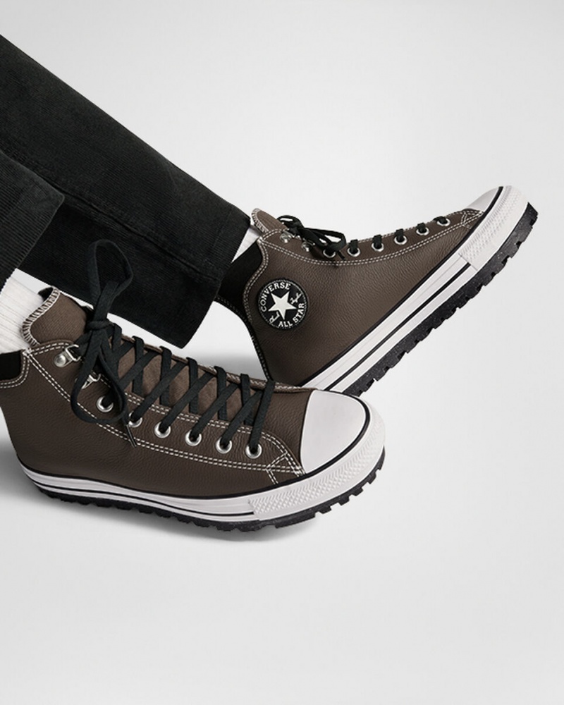 Converse Chuck Taylor All Star City Trek Vandtætte Boot Sort Hvide | 94187WMSG