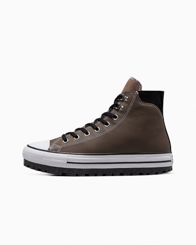 Converse Chuck Taylor All Star City Trek Vandtætte Boot Sort Hvide | 94187WMSG