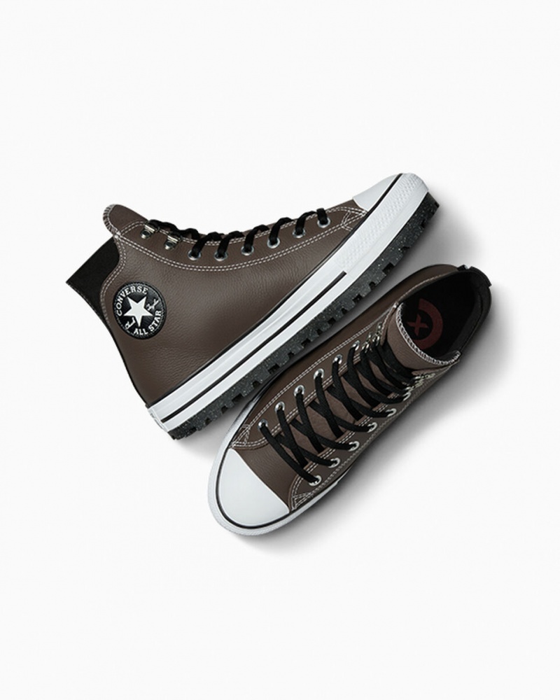 Converse Chuck Taylor All Star City Trek Vandtætte Boot Sort Hvide | 94187WMSG