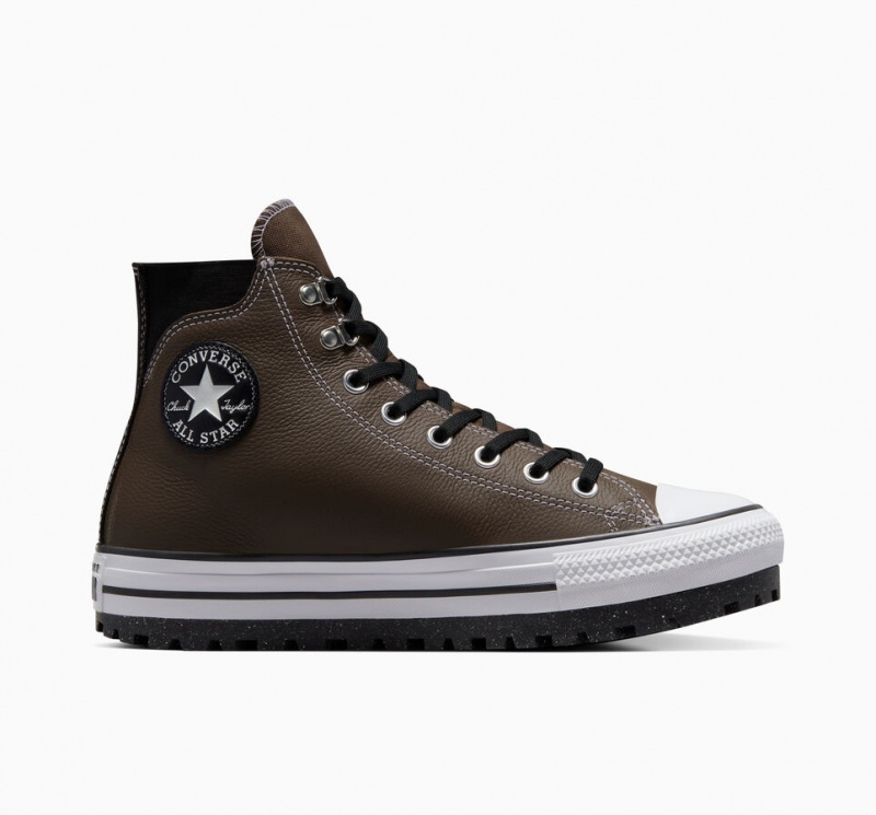 Converse Chuck Taylor All Star City Trek Vandtætte Boot Sort Hvide | 94187WMSG