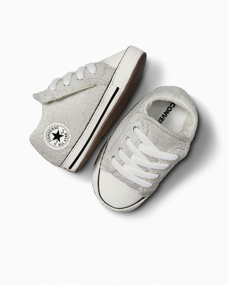 Converse Chuck Taylor All Star Cribster Easy-On Vinter Essentials Hvide Sort | 37905CKHN