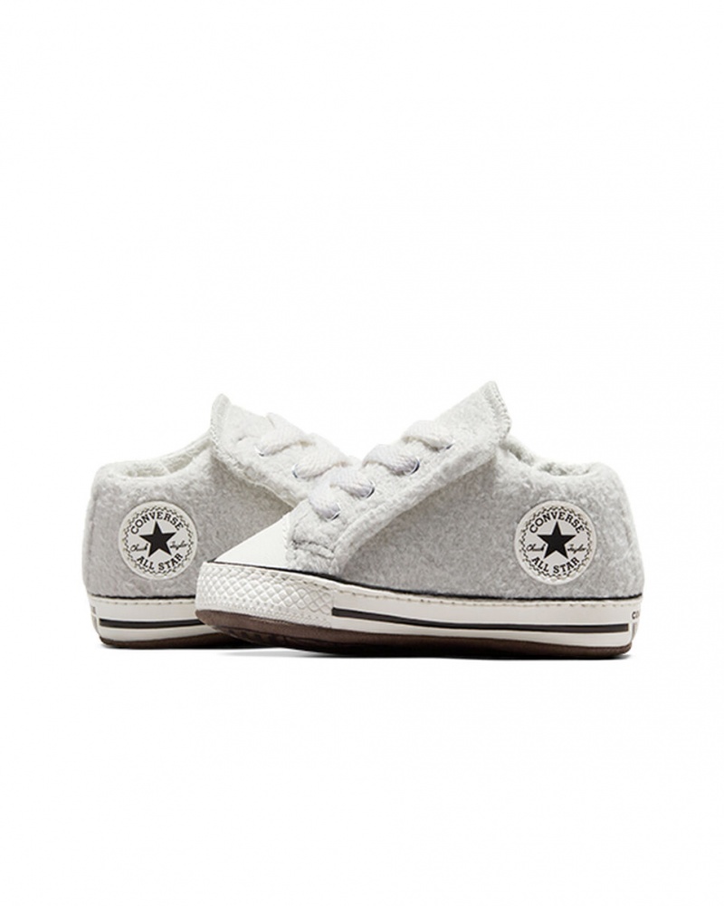 Converse Chuck Taylor All Star Cribster Easy-On Vinter Essentials Hvide Sort | 37905CKHN