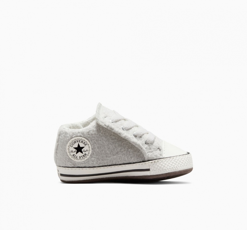 Converse Chuck Taylor All Star Cribster Easy-On Vinter Essentials Hvide Sort | 37905CKHN