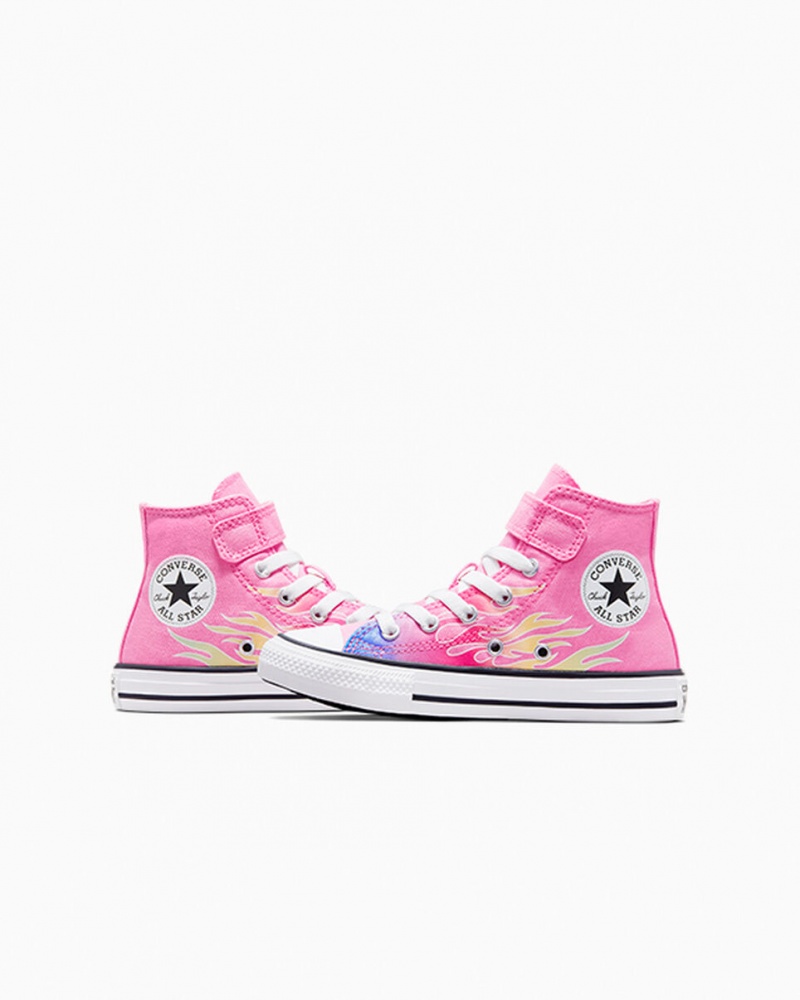 Converse Chuck Taylor All Star Easy-On Cars Lyserød Hvide Sort | 67524UXWG