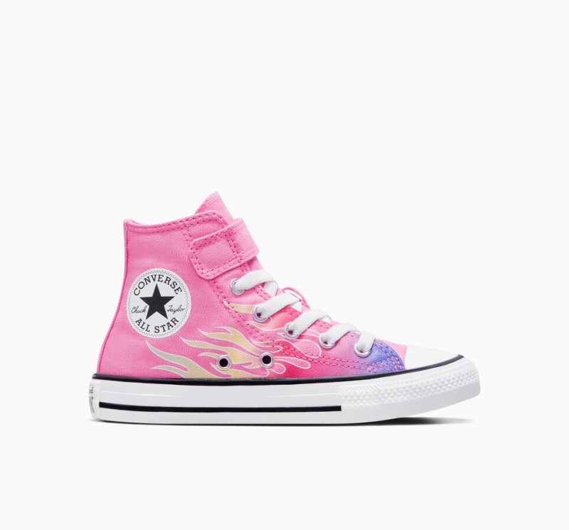 Converse Chuck Taylor All Star Easy-On Cars Lyserød Hvide Sort | 67524UXWG