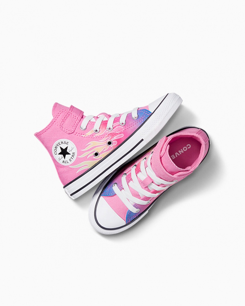 Converse Chuck Taylor All Star Easy-On Cars Lyserød Hvide Sort | 34789CTZM