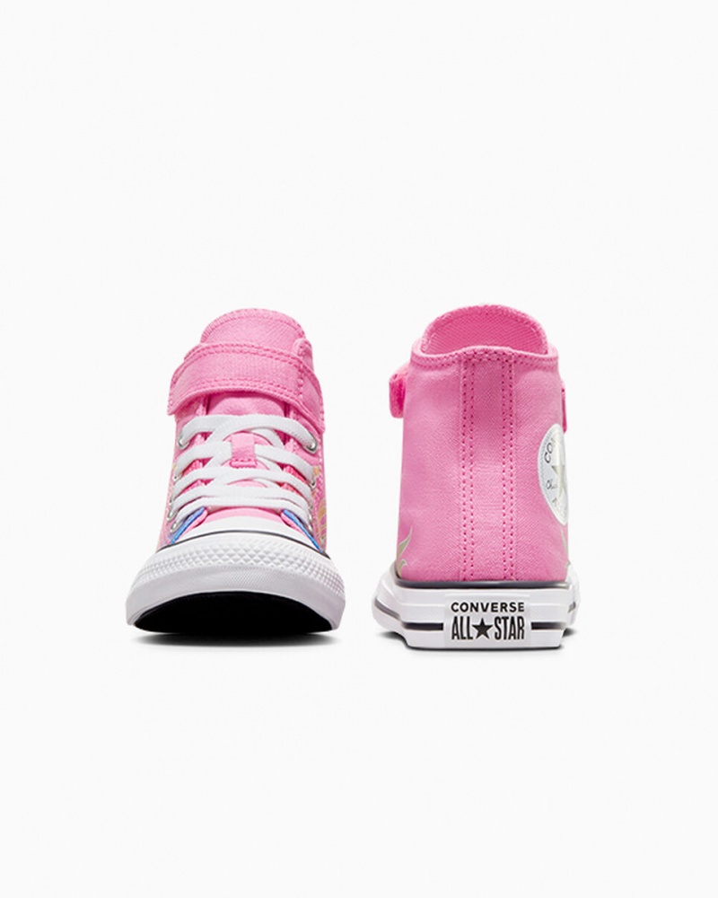 Converse Chuck Taylor All Star Easy-On Cars Lyserød Hvide Sort | 34789CTZM