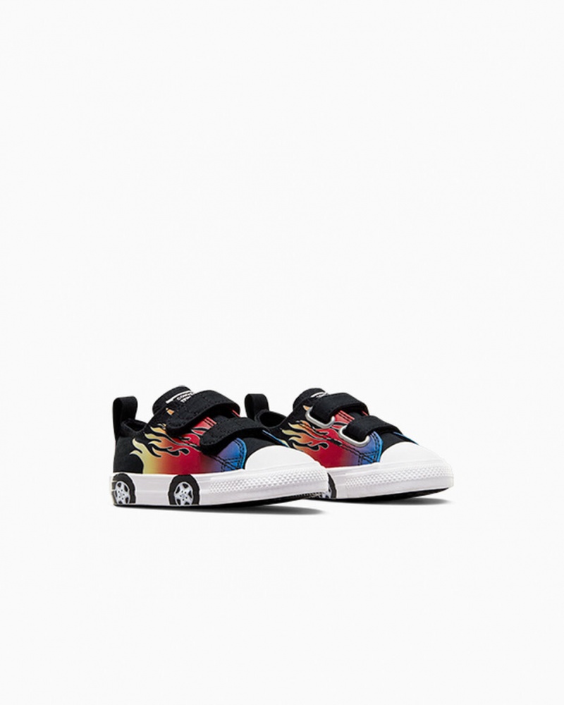 Converse Chuck Taylor All Star Easy-On Cars Sort Sort Hvide | 80425YFGJ