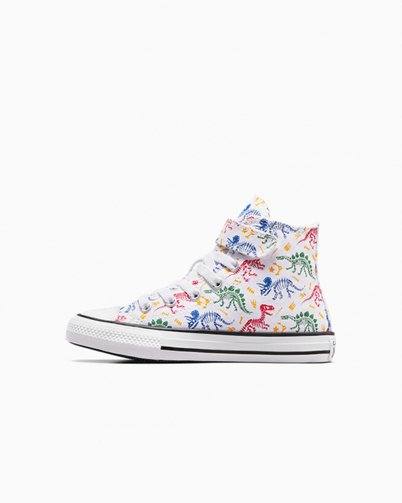 Converse Chuck Taylor All Star Easy-On Dinos Hvide Rød Grøn | 74692OMVK