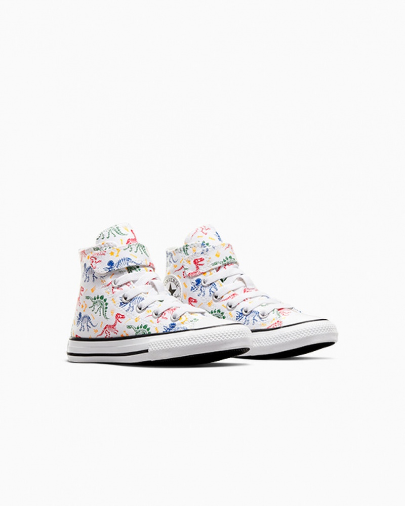 Converse Chuck Taylor All Star Easy-On Dinos Hvide Rød Grøn | 74692OMVK