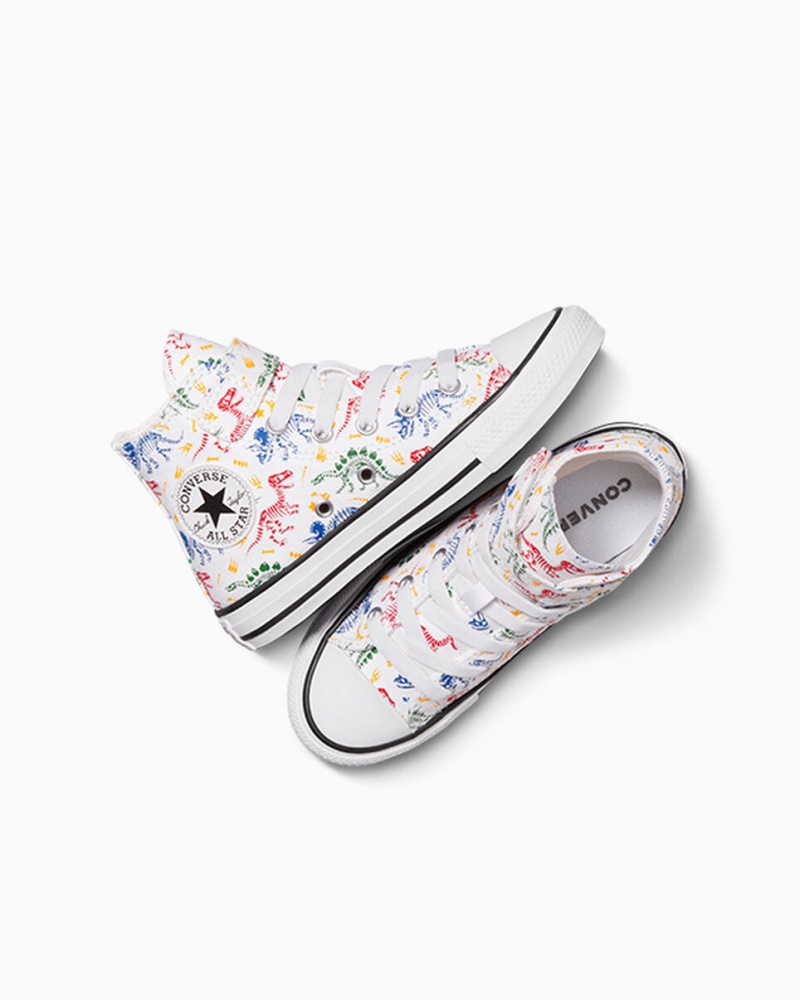 Converse Chuck Taylor All Star Easy-On Dinos Hvide Rød Grøn | 74692OMVK