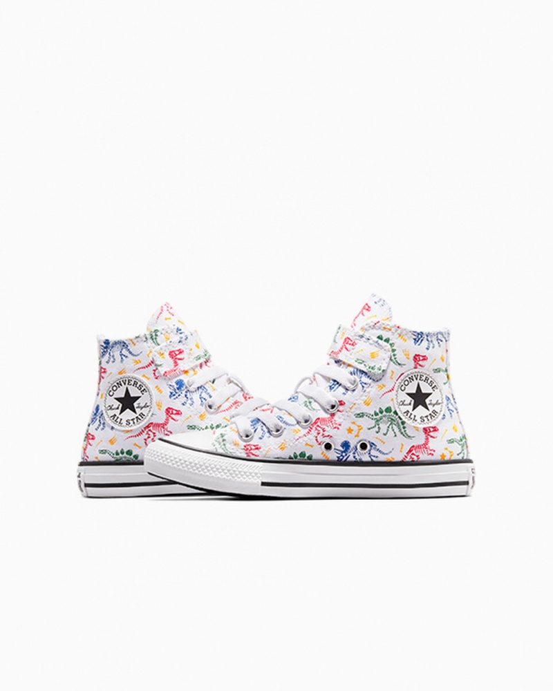 Converse Chuck Taylor All Star Easy-On Dinos Hvide Rød Grøn | 74692OMVK