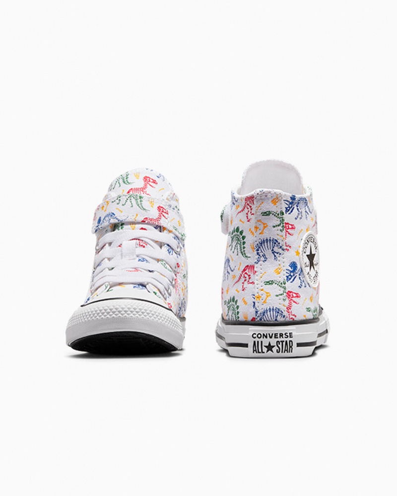 Converse Chuck Taylor All Star Easy-On Dinos Hvide Rød Grøn | 74692OMVK