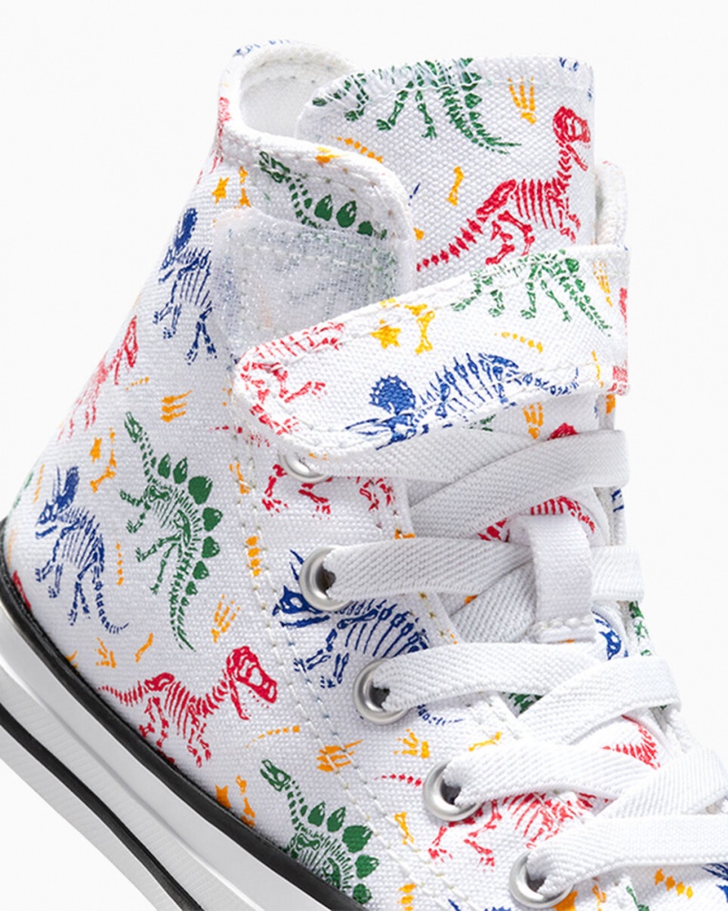 Converse Chuck Taylor All Star Easy-On Dinos Hvide Rød Grøn | 74692OMVK