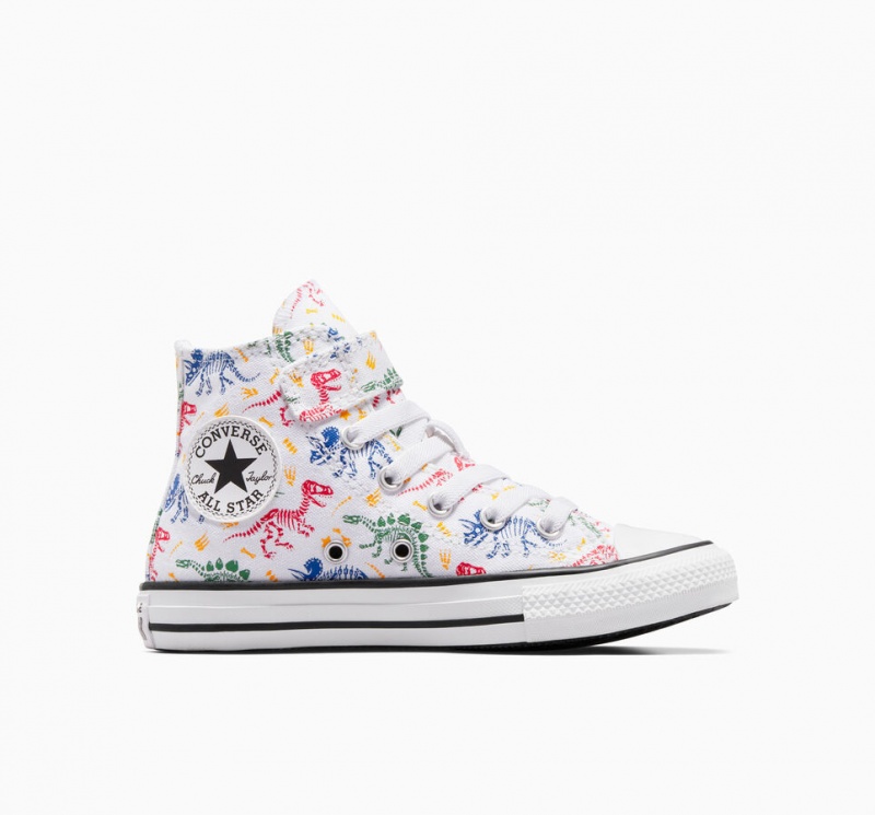 Converse Chuck Taylor All Star Easy-On Dinos Hvide Rød Grøn | 74692OMVK