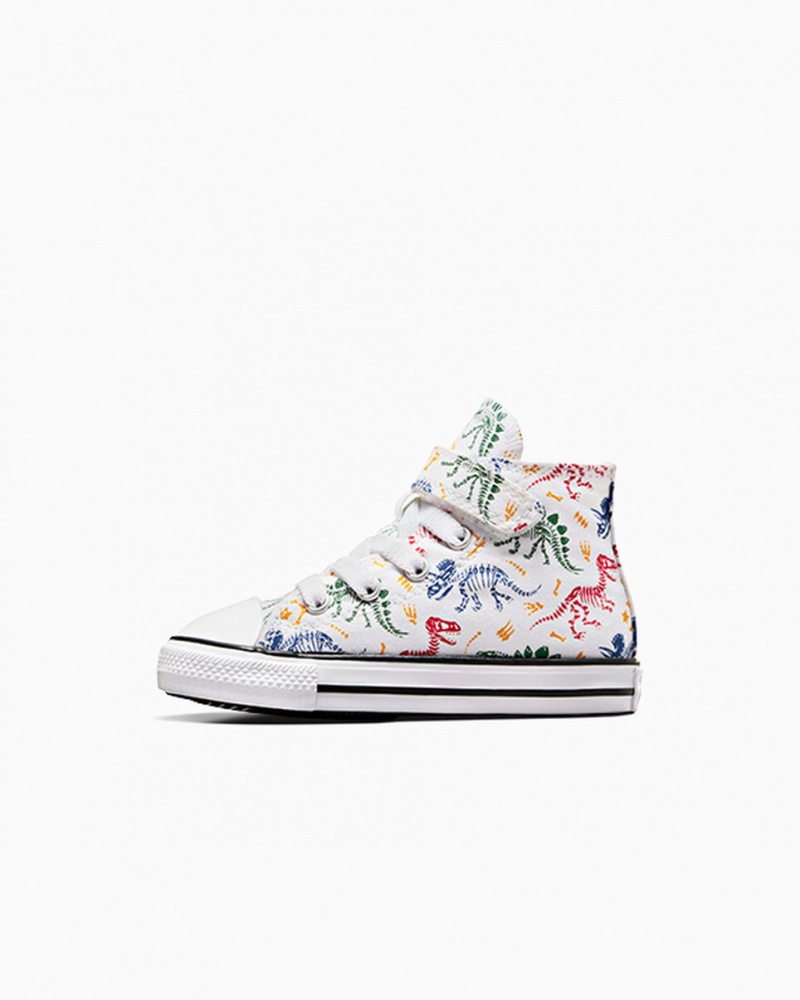 Converse Chuck Taylor All Star Easy-On Dinos Hvide Rød Grøn | 89547AKDR