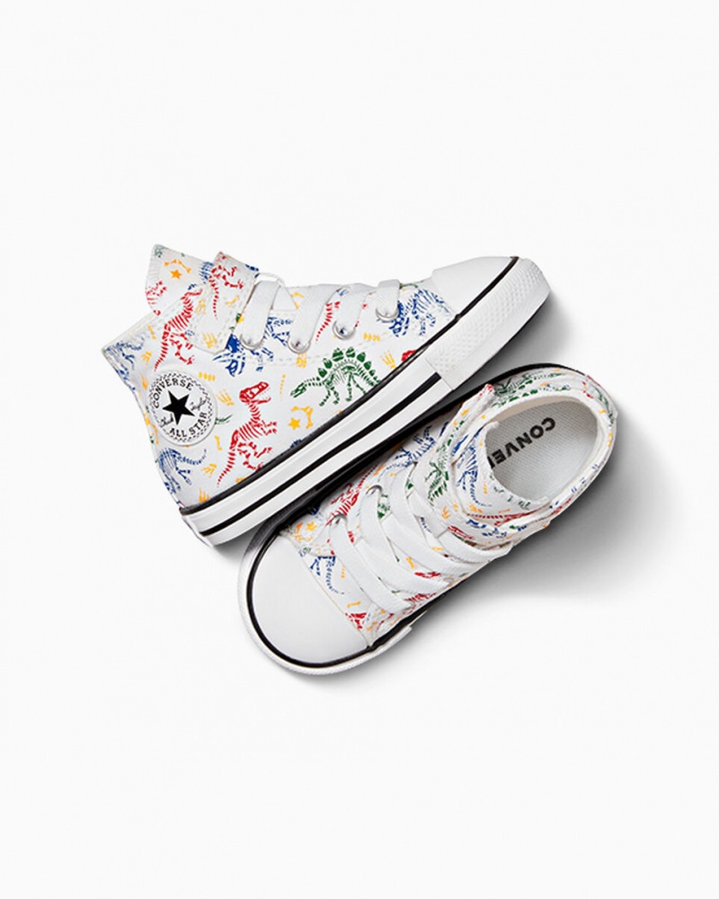 Converse Chuck Taylor All Star Easy-On Dinos Hvide Rød Grøn | 89547AKDR