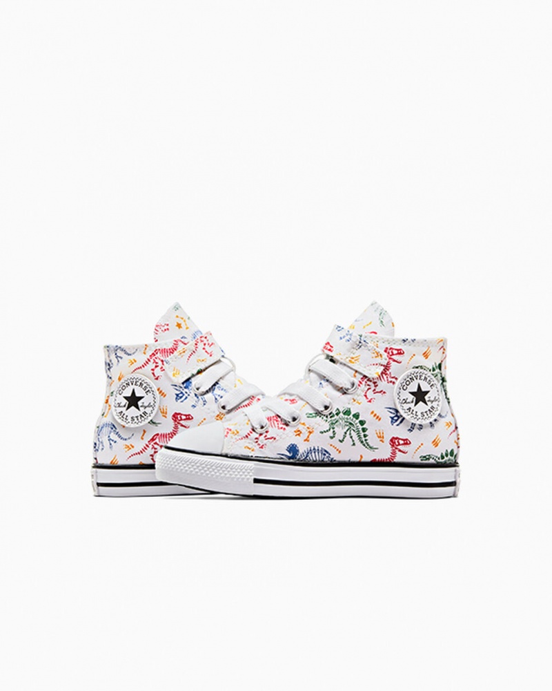 Converse Chuck Taylor All Star Easy-On Dinos Hvide Rød Grøn | 89547AKDR