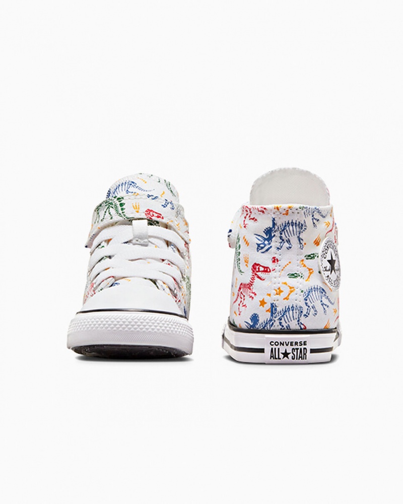 Converse Chuck Taylor All Star Easy-On Dinos Hvide Rød Grøn | 89547AKDR