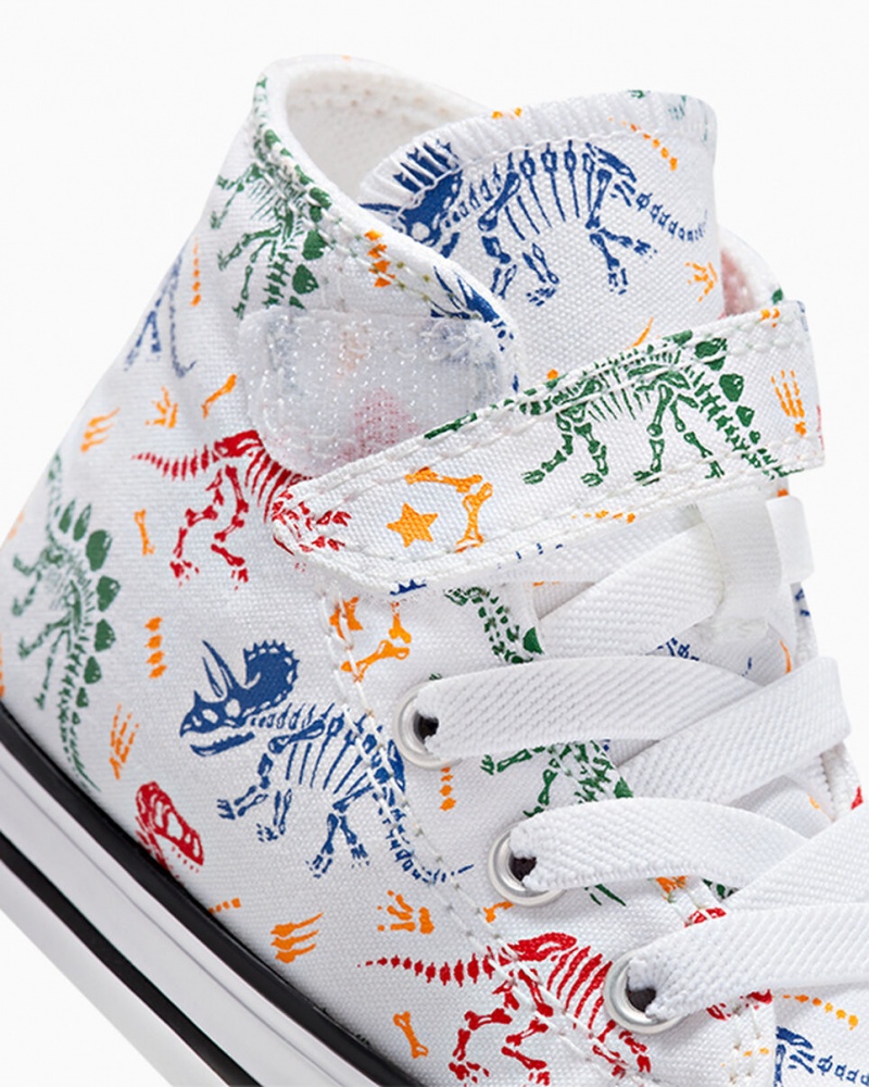 Converse Chuck Taylor All Star Easy-On Dinos Hvide Rød Grøn | 89547AKDR