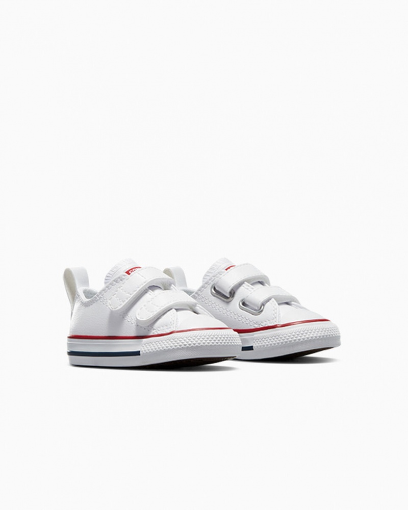 Converse Chuck Taylor All Star Easy-On Læder Hvide | 26904AHID