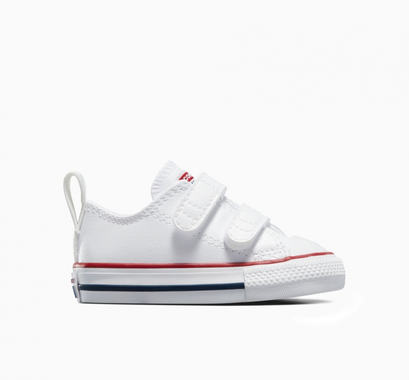 Converse Chuck Taylor All Star Easy-On Læder Hvide | 26904AHID