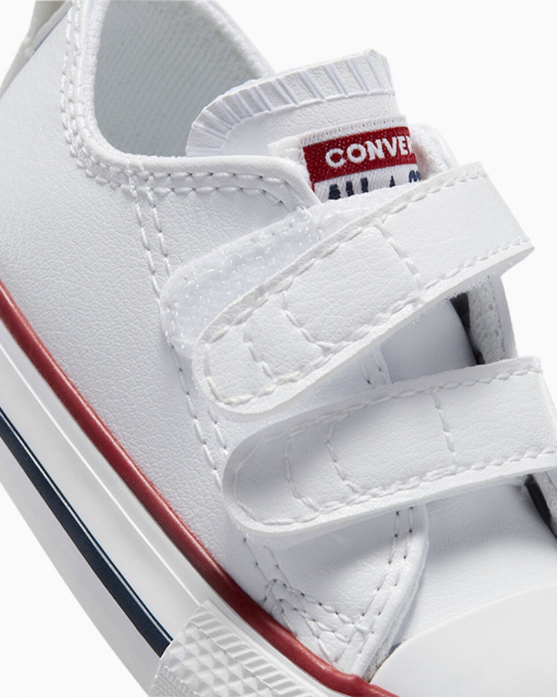 Converse Chuck Taylor All Star Easy-On Læder Hvide | 12387CULG