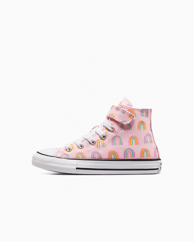 Converse Chuck Taylor All Star Easy-On Rainbows Lyserød | 75021YTEL