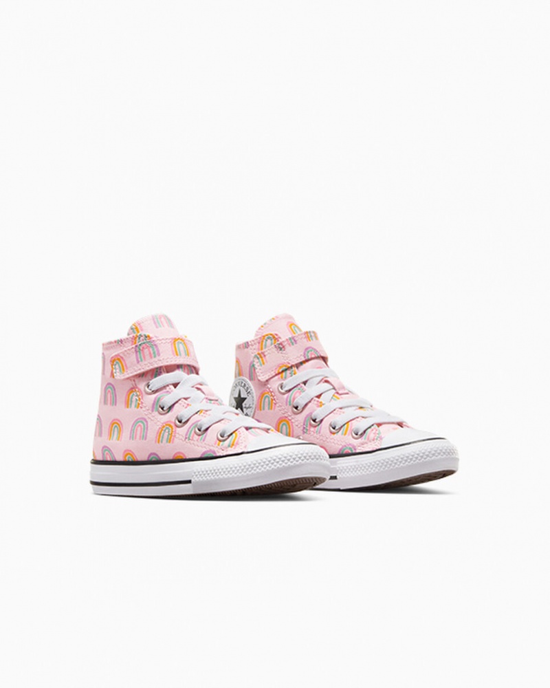 Converse Chuck Taylor All Star Easy-On Rainbows Lyserød | 75021YTEL