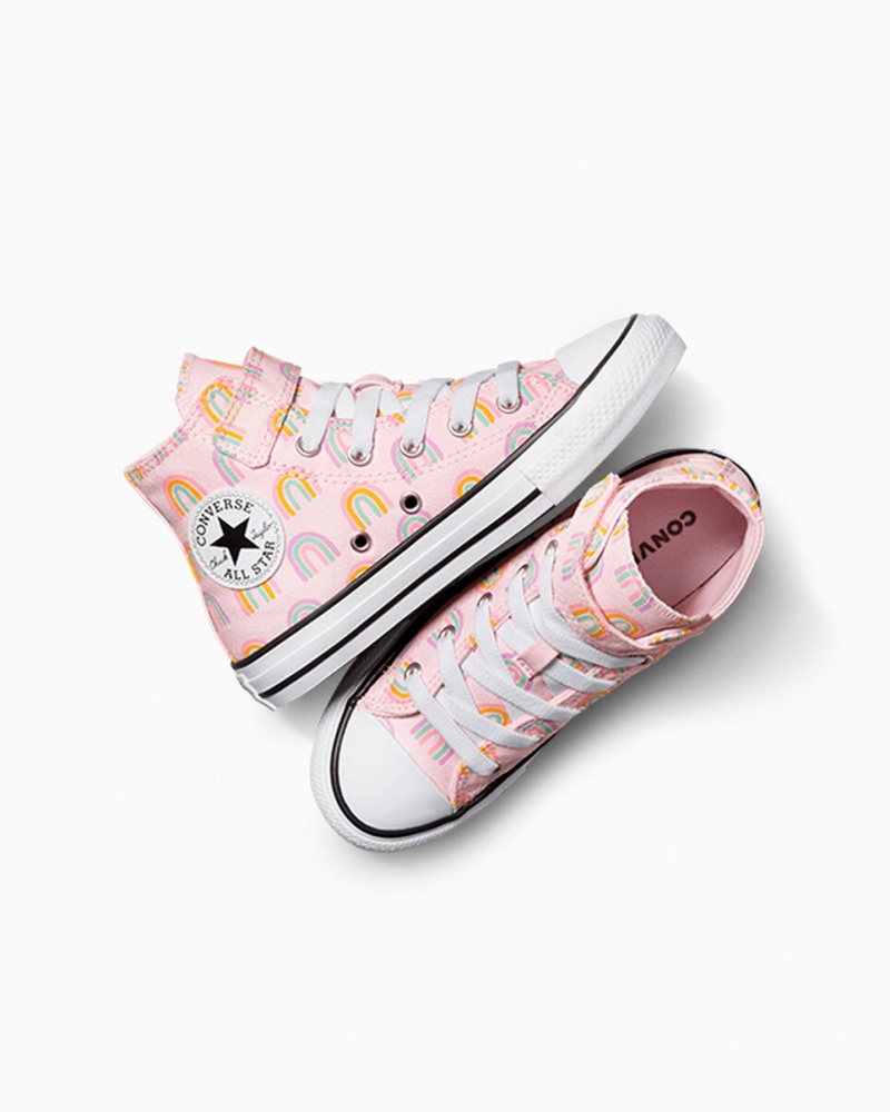 Converse Chuck Taylor All Star Easy-On Rainbows Lyserød | 75021YTEL