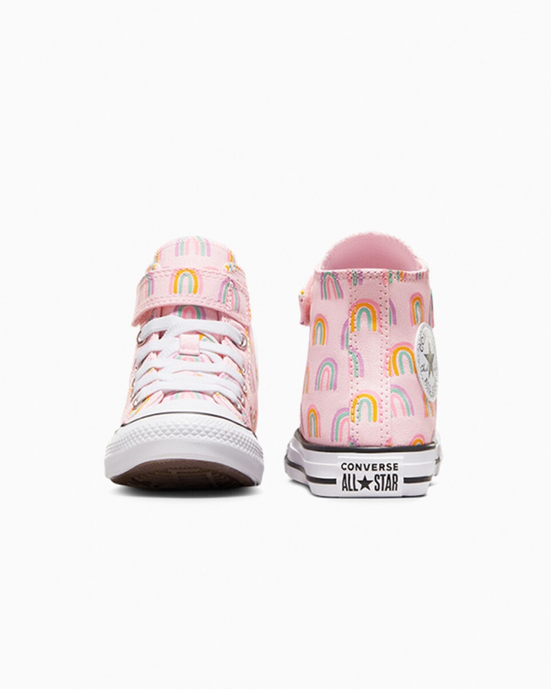 Converse Chuck Taylor All Star Easy-On Rainbows Lyserød | 75021YTEL