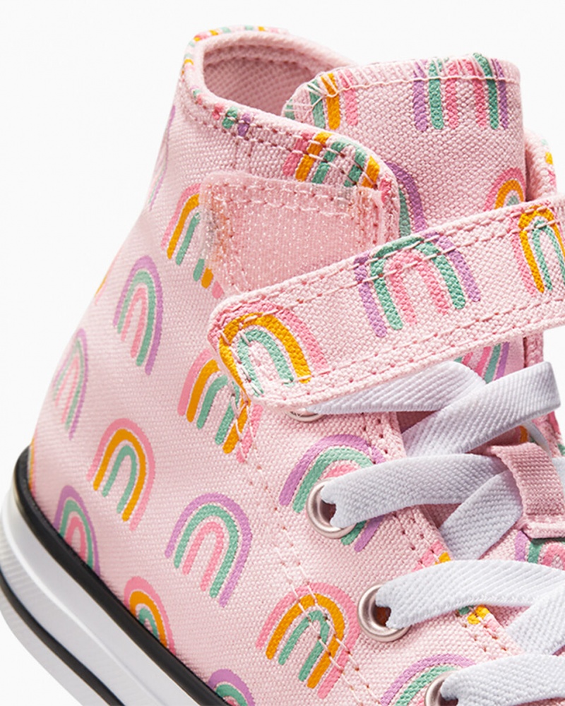 Converse Chuck Taylor All Star Easy-On Rainbows Lyserød | 52460IFNH