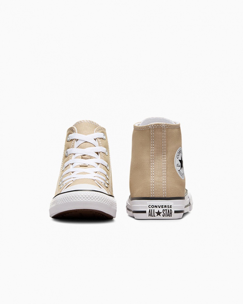 Converse Chuck Taylor All Star Excess Materials Khaki Hvide Sort | 72395IHEB