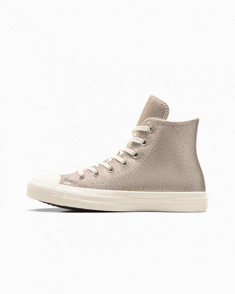 Converse Chuck Taylor All Star Glitter Lyseguld | 51762XLGP