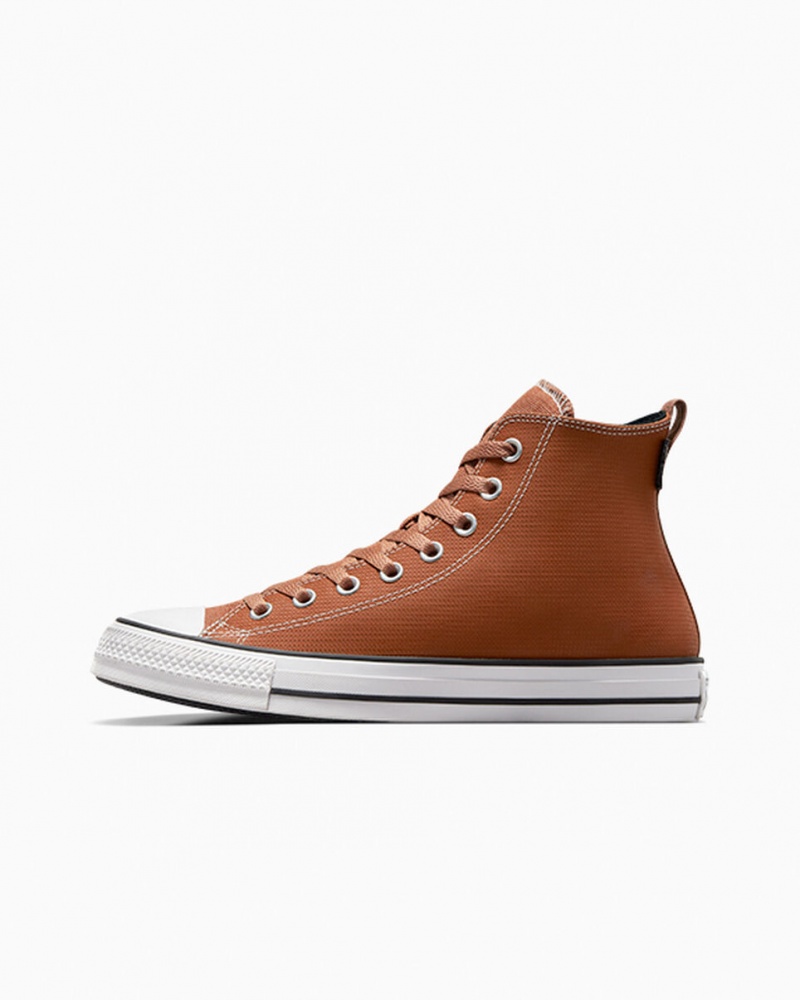 Converse Chuck Taylor All Star Læder Hvide | 35064TMJX