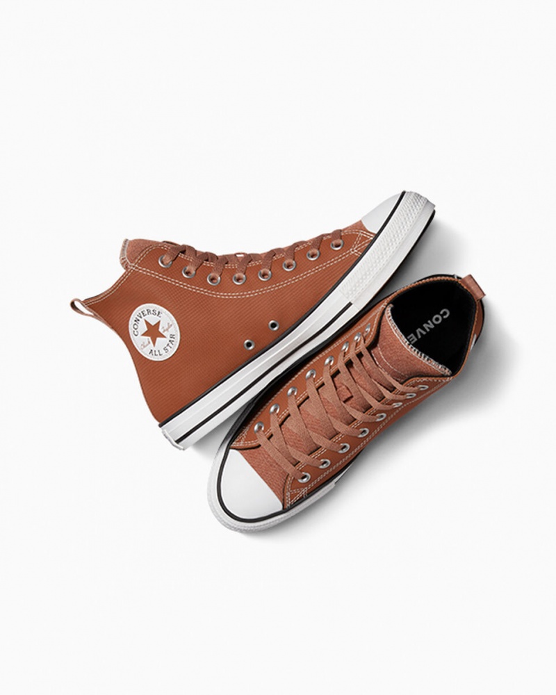 Converse Chuck Taylor All Star Læder Hvide | 35064TMJX