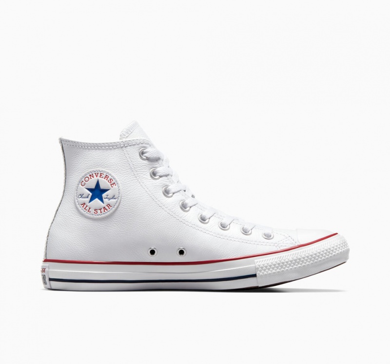 Converse Chuck Taylor All Star Læder Hvide | 96018LUNH