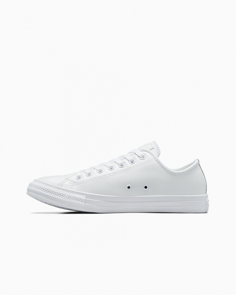 Converse Chuck Taylor All Star Læder Hvide | 69851NWBT