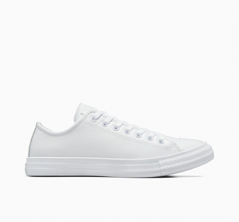 Converse Chuck Taylor All Star Læder Hvide | 69851NWBT