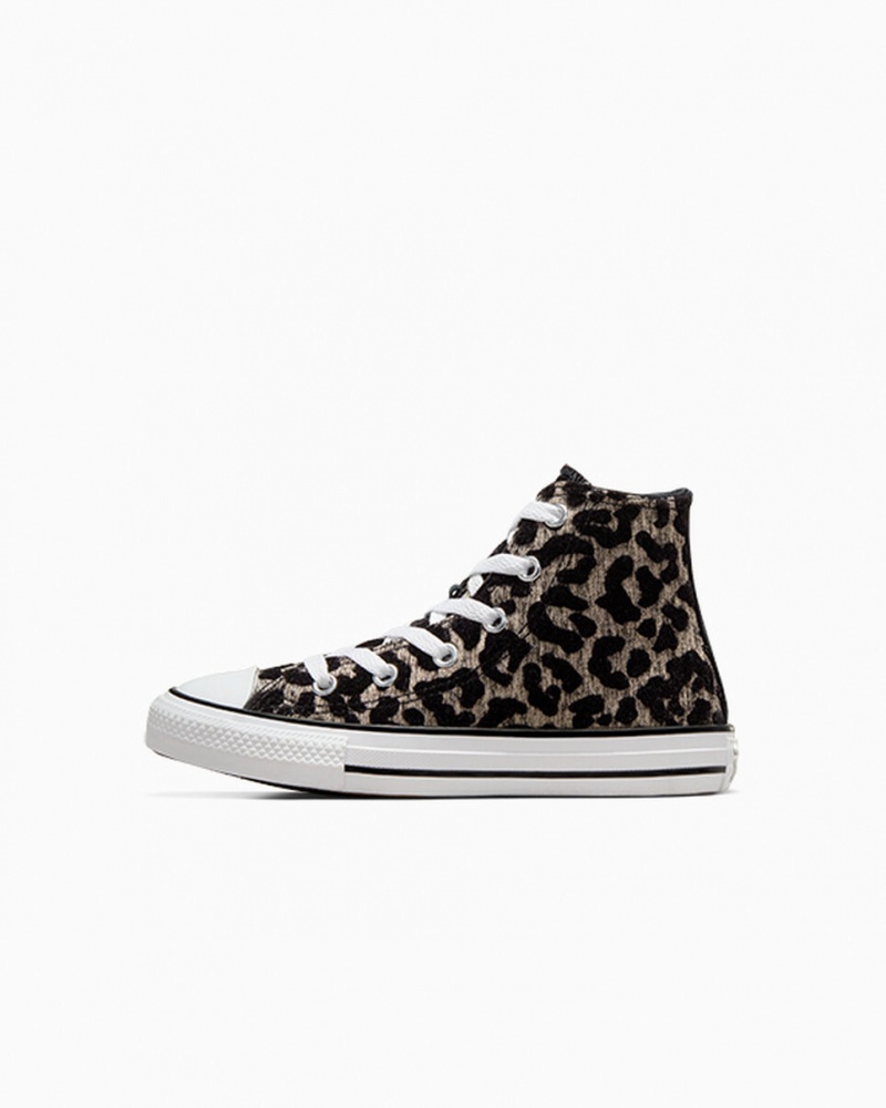 Converse Chuck Taylor All Star Leopard Lysesort Hvide | 31278ISXT