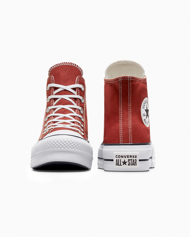 Converse Chuck Taylor All Star Lift Platform Rød Hvide Sort | 94067XTPQ