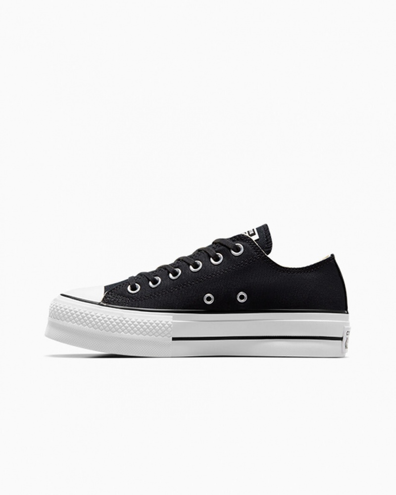 Converse Chuck Taylor All Star Lift Platform Sort Hvide Hvide | 62481LMRQ