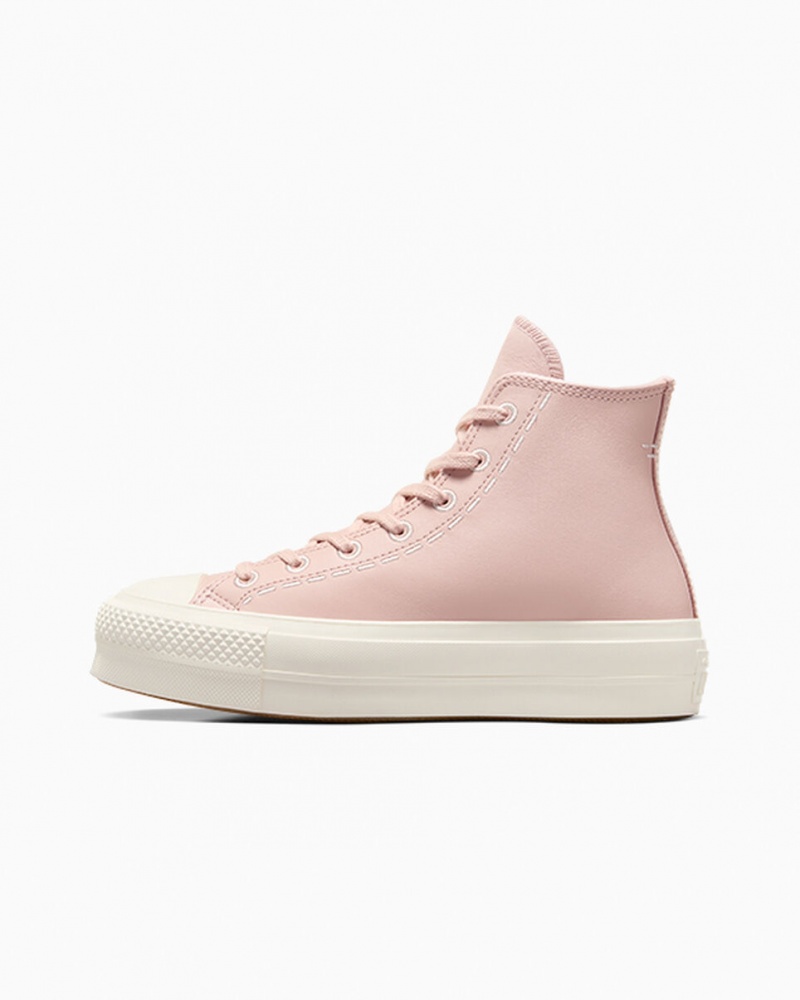 Converse Chuck Taylor All Star Lift Platform Bold Stitch Lyserød Lyserød | 27063CWST