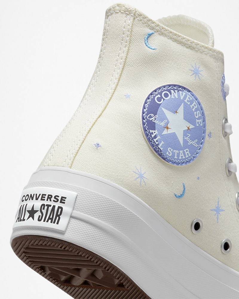 Converse Chuck Taylor All Star Lift Platform Celestial Lilla | 84702LUZF