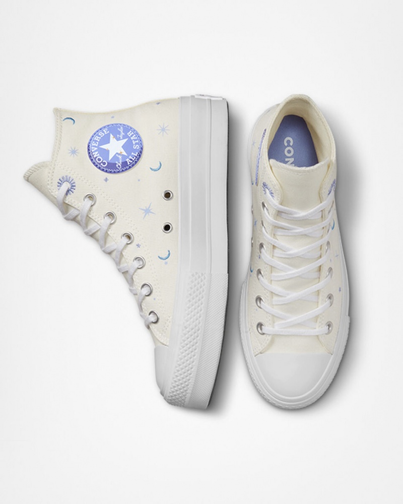 Converse Chuck Taylor All Star Lift Platform Celestial Lilla | 84702LUZF