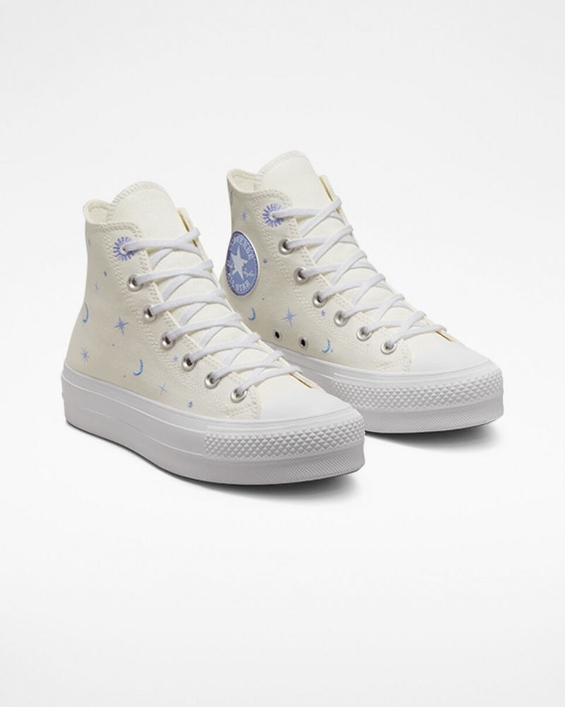 Converse Chuck Taylor All Star Lift Platform Celestial Lilla | 92380TRYQ