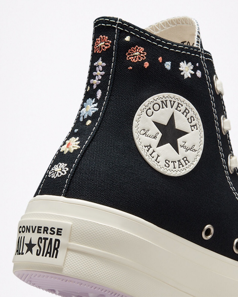 Converse Chuck Taylor All Star Lift Platform Embroidered Floral Sort | 43286AJYM