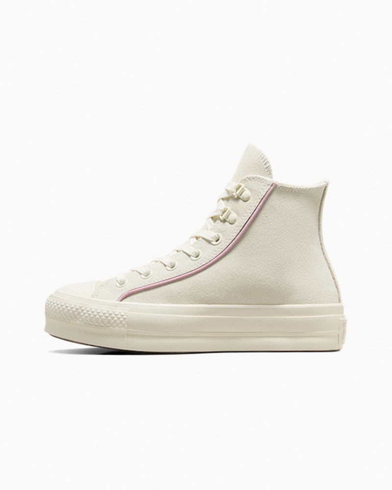 Converse Chuck Taylor All Star Lift Platform Ruskind Egret / Phantom Violet / Egret | 81049EWSR