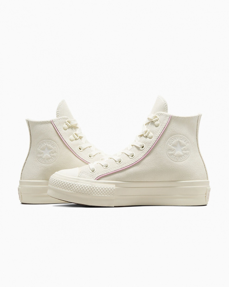 Converse Chuck Taylor All Star Lift Platform Ruskind Egret / Phantom Violet / Egret | 81049EWSR